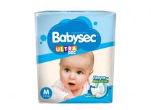 Babysec Ultra  pañales M  x72