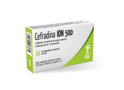 CEFRADINA ION 500MG X 16 COMP
